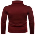 thumbnail image 3 of Chandail Thermique d'Hiver pour Homme à Col Roulé, Extensible, Basique, Épais, 3 of 6