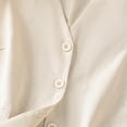 thumbnail image 6 of LEKWK Linen Vest Women V Neck Button Down Casual Vest Tops Vintage Sleeveless Loose Fit Breathable Solid Jacket Summer Fashion Casual Outerwear, 6 of 9