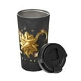 thumbnail image 2 of Balery 2025 Happy New Year 1 Pattern Insulated Coffee Travel Mug Stainless Steel Vacuum Coffee Cup Leakproof with Screw Lid Coffee for Hot/Iced Beverage - 500ml, 2 of 8