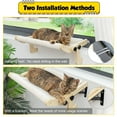thumbnail image 3 of Coziwow Cat Window Perch Hammock Cat Bed Shelve Seat for Window Sill, Bedside, Drawer and Cabinet, 3 of 15