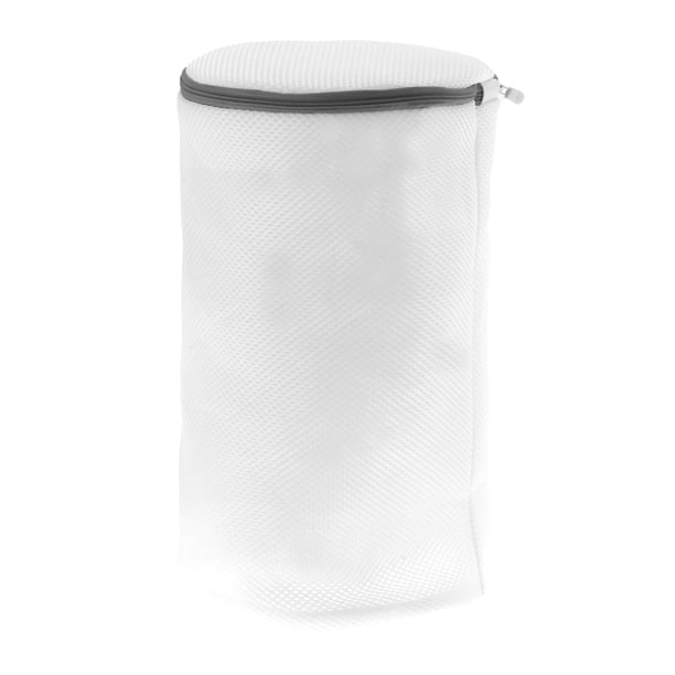 Bolsas de lavandería cilíndricas únicas 1 Pc para la sala de lavandería 11.81"x6.69" 8.6L Blanco Gris