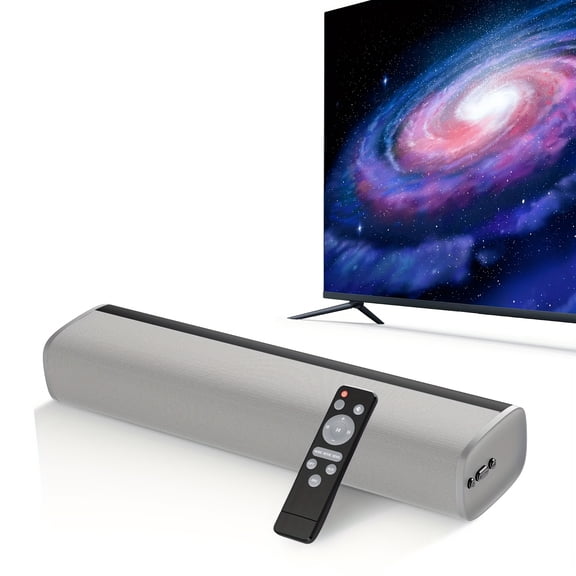 TV SoundBar, Sound Bars for Smart TV, Wireless Speaker Small Soundbars with ARC/Optical/AUX Connection, Home Theater Audio SoundBar, with Infrared Remote Control