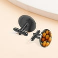 thumbnail image 6 of Basketball Men Cufflinks for Dress Shirts - Stainless Steel Cuff Link for Formal Attire, 6 of 6
