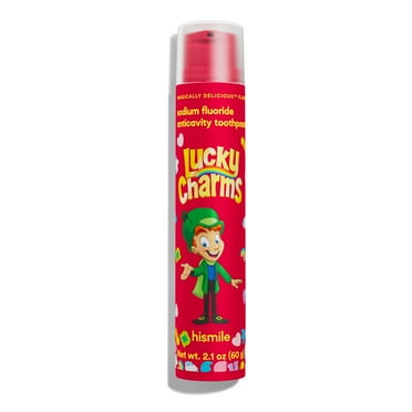 Lucky Charms Magically Delicious flavor sodium anticavity toothpaste