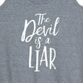 thumbnail image 3 of Instant Message - Devil Is A Liar - Women's Racerback Tank Top, 3 of 6