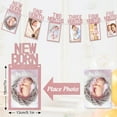thumbnail image 2 of NOGIS 1st Birthday Photo Banner for Baby from Newborn to 12 Months, First Birthday Decorations, Pre-Strung One Year Old Birthday Photo Banner with Frame, Monthly Milestones Garland (Rose Gold), 2 of 7