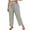 Black, variant on Cotton Linen Pants for Women Trendy Baggy Wide Leg Striped High Waisted Cropped Casual Pinstripe Pants