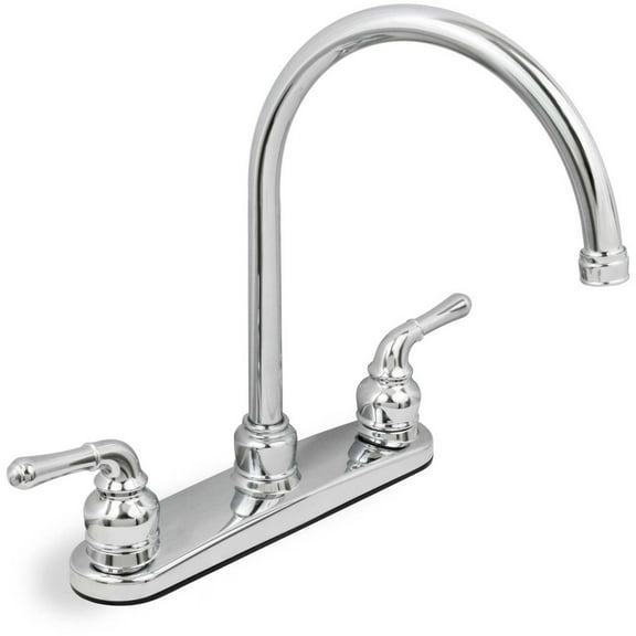 Lead Free Two-Handle Kitchen Faucet, Chrome