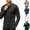 Gray, variant on Urbanix Men's Henley Shirts Casual Long Sleeve Blouse Relaxed Henley Neck Collared Golf Shirt Outdoor Workout Wear with One Pocket