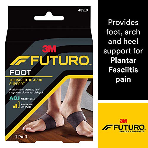 Futuro Therapeutic Arch Support, Helps Relieve Symptoms of Plantar Fasciitis, 48510EN, Adjustable, Satisfaction Guaranteed