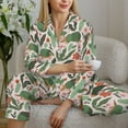 thumbnail image 4 of Goofa Armadillo Printed Women’s 2 Piece Pajama Set Super,Pajamas Women's Long Sleeve Sleepwear Soft Button Down Loungewear Pjs Lounge Set Nightwear-, 4 of 9
