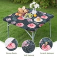 thumbnail image 4 of Square Tablecloth with Elastic Edges 36 * 36 Inch Waterproof Pioneer Table Cover Washable Indoor and Outdoor for Party Kitchen Dinner Banquet Patio Picnic, 4 of 6