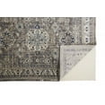 thumbnail image 2 of HomeRoots 513779 7 x 10 ft. Taupe Gray & Blue Floral Stain Resistant Rectangle Area Rug, 2 of 5