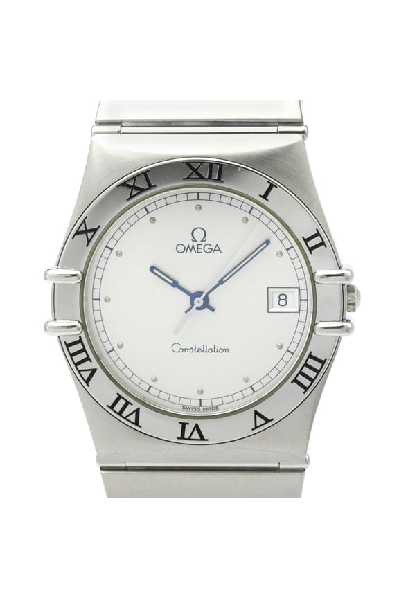 Pre-Owned OMEGA Constellation Stainless Steel Quartz Mens Watch 396.1070 Polished