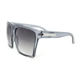 thumbnail image 3 of Retro Oversized Flat Top High Brow Flat Top Mob Sunglasses Slate - Smoke, 3 of 4