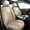 074-Beige19, variant on HQBQBUG Car Seat Covers Full Set Fit for Kia Sorento 2007-2025 2026 5 Seats Waterproof Leather Front and Back Car Seat Covers Protectors Black,Full Set(2 Row 5 Seats)