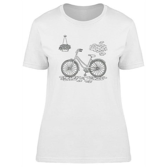 Bicycle Design T-Shirt Women -Image by Shutterstock, Female 3X-Large