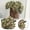 Green, variant on Vintage Artificial Hydrangea, Dried Flower Bouquet for Vase, Beige