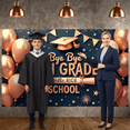 thumbnail image 6 of Black and White Next Stop High School Banner Hand-drawn  Graduation Display Chalkboard Design Graduation Cap School Backdrop for Graduation Party High School Transition School Event, 6 of 8