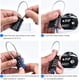 thumbnail image 3 of [Juego de 2] Candado con código de 4 dígitos, candado combinado para maleta con cable de 14 cm, candados para equipaje para maleta, bolso, etc. (negro), 3 of 5