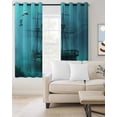 thumbnail image 2 of Ocean Shipwrecks Blackout Curtains for Bedroom Living Room Darkening Curtains 63 Inches Long Coastal Nautical Dolphins Vintage Window Curtain 2 Panels Set Window Treatment Grommet Drapes 42"x63", 2 of 9