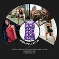 thumbnail image 7 of KLL Skull rainbow color Print Womens Tank Top Sleeveless Workout Tops Athletic Running Shirts Yoga Gym Clothes-Large, 7 of 7