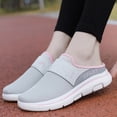 thumbnail image 2 of Oyedens Athletic Walking Shoes for Women Men Mesh Slip on Loafers Mules Sandals Driving Work Shoes, 2 of 5