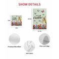 thumbnail image 7 of Spring Easter Bunny Kitchen Dish Towels for Drying Dishes Set of 3, Green Wooden Red Floral Easter Eggs Waffle Weave Microfiber Hand Tea Bathroom Towels Quick Dry & Absorbent Towel 12x12, 7 of 7