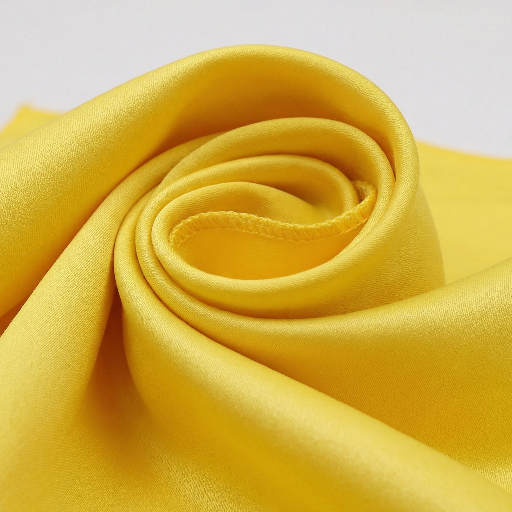 Unique Bargains 12Pcs Cotton Washable Reusable Cloth Napkins Gold 17x17inch