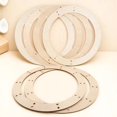 thumbnail image 1 of FONDOTIN Craft Rings for Diy Projects Wooden Beige 6Pcs, 1 of 4