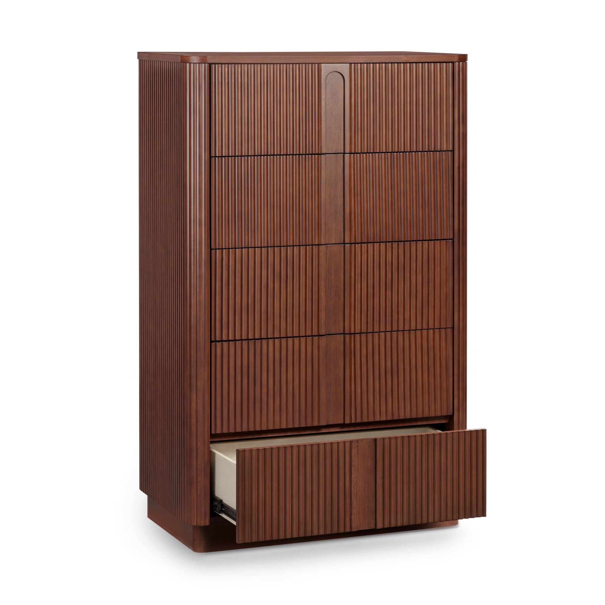 Teamson Home Potomac Modern 5-Drawer Dresser with Push-to-Open Storage, Soft Corners & Solid Wood Frame