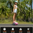 thumbnail image 3 of SIMATE 6.5" Hoverboard for Kids adults，Ages 6+,8.5 mph & 8.5 Miles,Self Balancing Wheel Scooter,Bluetooth Speakers and LED Light, 3 of 7
