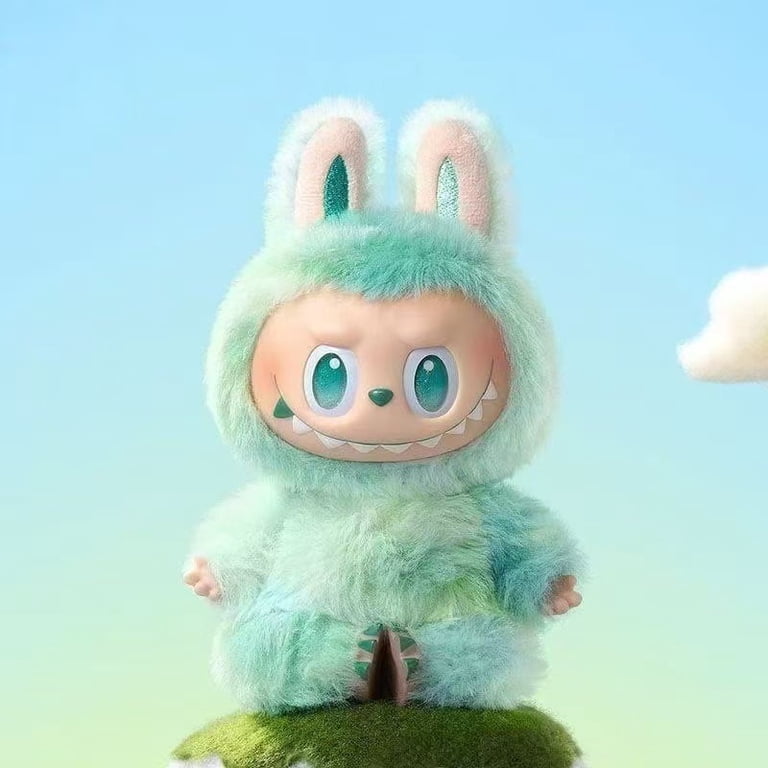 Llavero De Peluche La-BU – Colgante Suave Y Articulado Con Diseño Detallado Y Carga Emocional – Regalo Original Para Fans, Niños, Adultos Y Coleccionistas (Color Albaricoque)