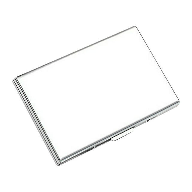 EGNMCR RFID Credit Card Protector Slim Metal Wallet Business Card Case For Women Or Men Storage holder