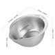 thumbnail image 2 of WHAMVOX Lavador De Arroz Y Vegetales De Acero Inoxidable Resistente Con Drenaje Eficiente Y, 2 of 8