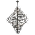thumbnail image 4 of Meyda 189763 72 in. Cyclone 36 Light Chandelier - Silver & Black, 4 of 4