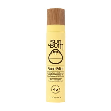 Sun Bum Refreshing Face Mist Sunscreen, Original, SPF 45, 3.4 oz