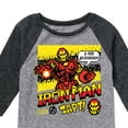thumbnail image 3 of Marvel Iron Man - 8 Bit Pixelated - Toddler And Youth Raglan, 3 of 5