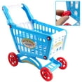 thumbnail image 3 of PayUSD Toy Shopping Cart Toddler Shopping Cart,18'' Pretend Grocery Cart with Pretend Play Food Items Realistic Kitchen Accessories Supermarket Pretend Play Shopping Cart For Kids Doll Size, 3 of 8