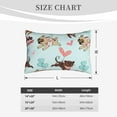 thumbnail image 4 of Pofeuu Cute Pug Dogs Print Polyester Microfiber Plush Pillowcases, Super Soft and Cozy Pillow Case Covers with Envelop Closure（Pillow core not included）-16"x24", 4 of 6
