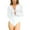 B-White, variant on Women's White Rash Guard Long Sleeve Women Tummy Control Zipper One Piece Swimsuit Sexy Monokini Bathing Suits Size S