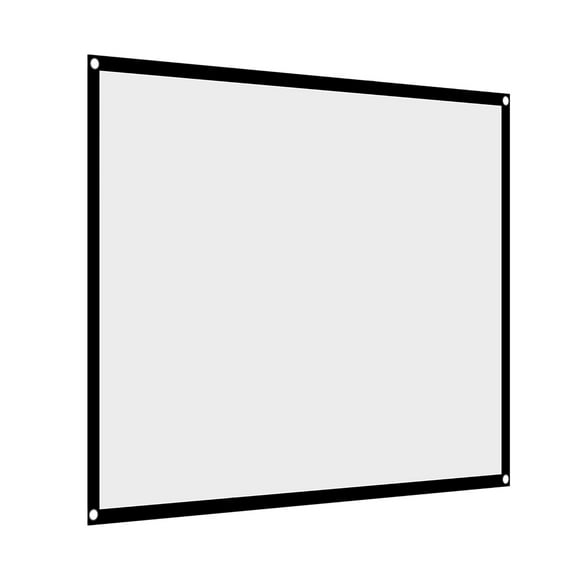 PANTALLA DE PROYECTOR BLANCA PLEGABLE PORTÁTIL DIAGONAL 60100 PULGADAS 4:3 PARA PELÍCULA DE CAMPING AL AIRE LIBRE
