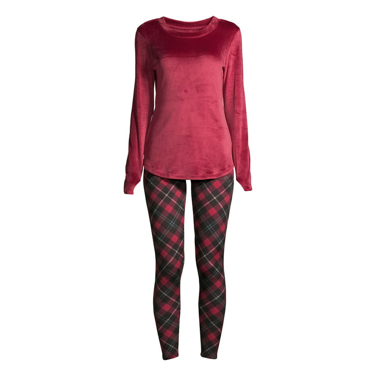 Girls' Velour Pieced Leggings - All in Motion Red XL