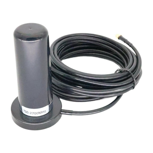 Antena Móvil,Banda doble de la antena de radio móvil del jamón del vehículo,Antena exterior con base de montaje de 700-2700 MHZ,Conector macho de antena de perfil bajo PL259,Coche Camión