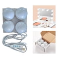 thumbnail image 4 of Destyer Miroir de Meuble-Lavabo Style LED Ampoules Lampe Kit Cosmétique 4 Ampoules 1Ensemble, 4 of 6