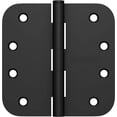 thumbnail image 2 of Schlage 1021 Pack Of Three 4" X 4" Plain Bearing 5/8" Radius Corner Mortise Hinges - Black, 2 of 2