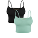 thumbnail image 1 of Set De 2 Tops Mujer Unitalla Blusa Casual Elegante Crop Top Camiseta, 1 of 5