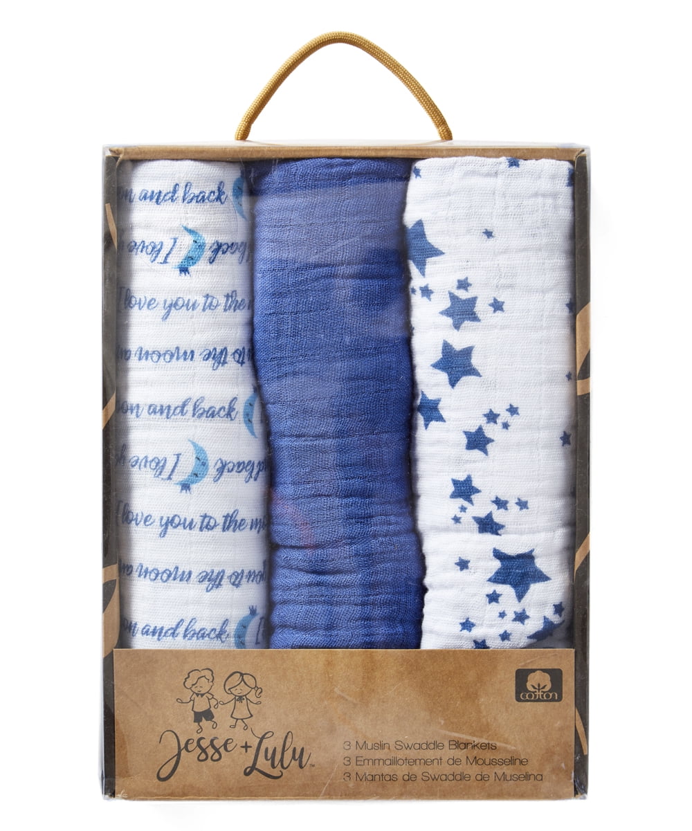 Blue Galaxy Swaddle Blanket - Set of Three | Walmart Canada