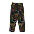 thumbnail image 4 of Kdxio Women's Comfy Stretch Color SummerPrint Drawstring Pajama Pants-Small, 4 of 9