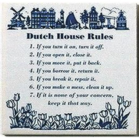 Magnetic Tiles Sayings Dutch House Rules